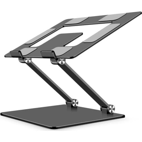 Laptop Stand Aluminum Foldable Adjustable Angle Portable Laptop Holder Support Table Desk Stand Bracket For 10-18 Inch Notebook