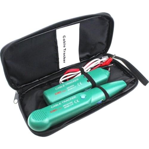 Professional MS6812 LAN Network Cable Tester For UTP STP Cat5 Cat5E Cat6 Cat6E RJ45 RJ11 Telephone Wire Tracker Tracer