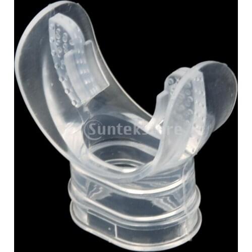 Clear Silicone Scuba Diving Mouthpiece Snorkel Regulator Replacement