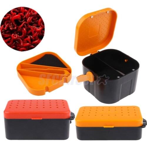 Fishing Live Bait Box Storage Case Earthworm Worm Lure Carp Fishing Tackle Box Fishing Accessories Tools Container