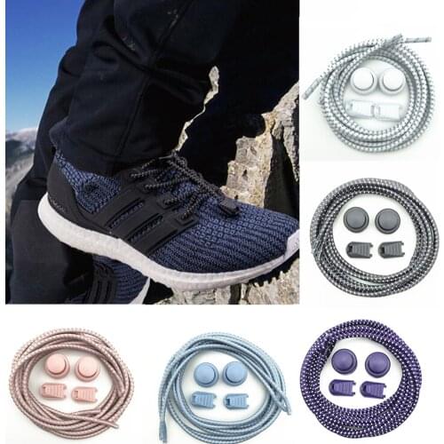 No Tie Shoelaces Stretching Lock lace Locking Shoe Laces Elastic Sneaker Chidren Shoelaces Shoestrings Running/Jogging/Triathlon