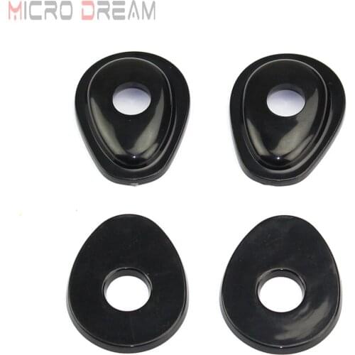 Black Motorcycle Turn Signals Light Adapters Front Indicator Spacers for Suzuki GSXR600 GSXR750 1996-2002 TL1000S 1997-2002