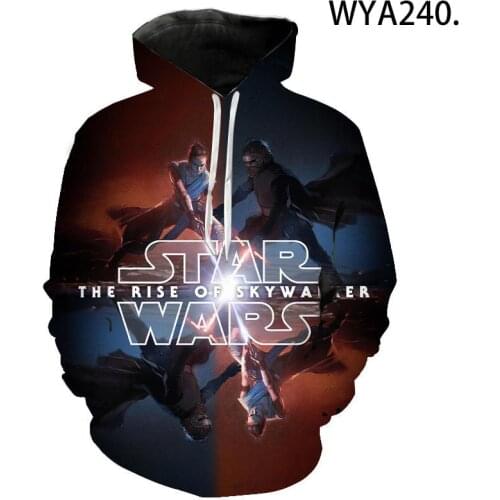 Star Wars Skywalker Movie 3D Printed Hoodies Men Women Children Sweatshirts Pullover Boy Girl Kids Streetwear Fashion Tops