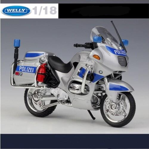 Welly 1:18 YAMAHA Alloy Street Sport Motorcycles Model Workable Shork Absorber For Kids Gifts Toy Collection Free Shipping