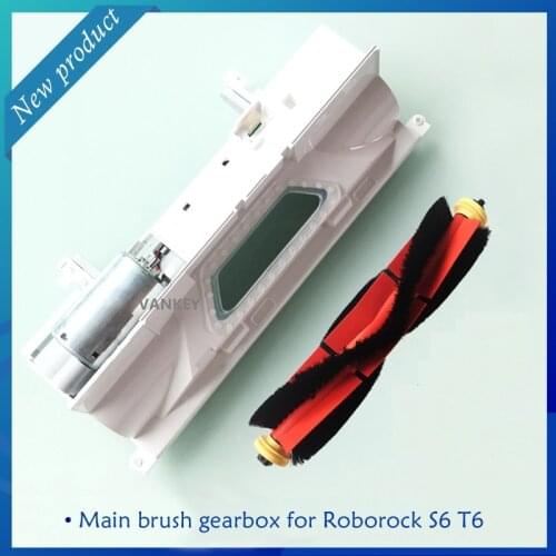 New Main Brush Motor with Housing Assembly for XIAOMI Roborock S5 S50 S51 S60/T60 S6 Robot Vacuum cleaner Spare Parts