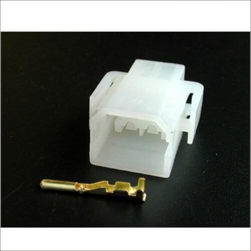 100SET wire connector female cable connector male terminal 4-pin connector Plugs sockets seal Fuse box DJ3042-2.3-11