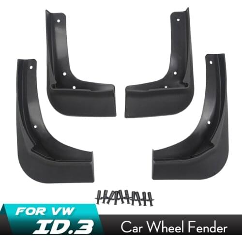 2021 ID3 Update Anti-sputtering Fender Protect Auto Parts the Car Mud Flaps Car Mud Flap Front Rear Mudguard Guards For VW ID.3