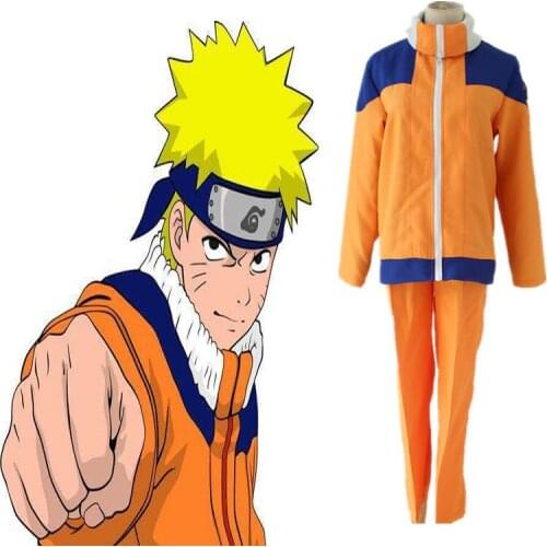 Anime Naruto Cosplay Costume Uzumaki Naruto Uniform Cosplay Costume Halloween Carnival Party Cosplay Costume