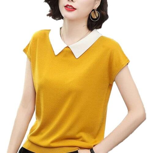 CAN XIN LCY Women's Knitted T-shirts