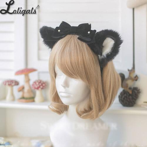Lovely Meow Cat Ear Headpiece Gothic Hairband Lolita Accessories