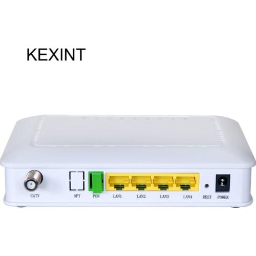 KEXINT GPON/GEPON ONU FTTH 4Port OLT 1GE+1PON+Build-in WIFI GPON/GEPON ONU Transceiver Equipment