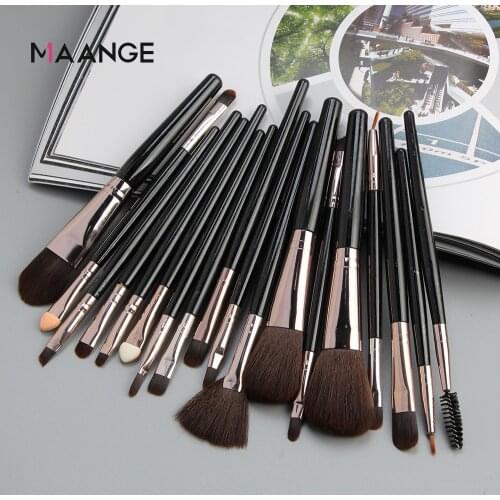 MAANGE 3/5/15/18Pcs Makeup Brushes Tool Set Cosmetic Powder Eye Shadow Foundation Blush Blending Beauty Make Up Brush Maquiagem
