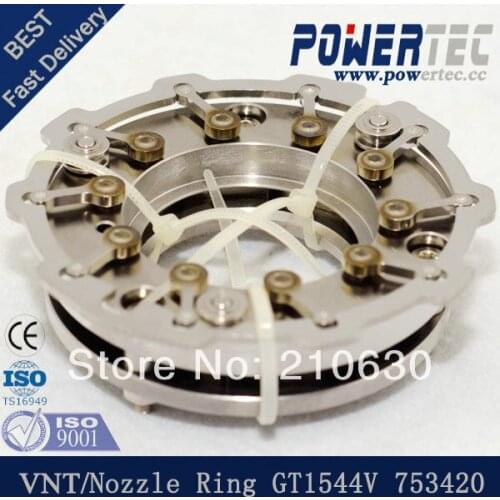 Turbo VNT nozzle ring GT1544V 753420 for Mazda III,1.6 DI,109HP