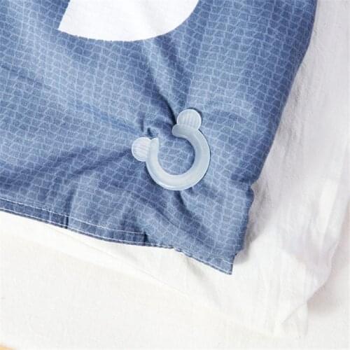 4-piece Set Of Bed Sheet Duvet Cover Fixing Clip Portable Blanket Sheet Fitting Fastener Clip Plastic Bed Duvet Durable