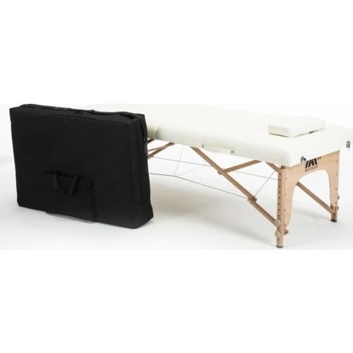 Salon beauty SPA tattoo furniture beech wooden PVC leather patio facial Portable Foldable massage table bed with bag and pillow