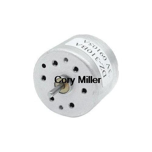 DC 6V 3400RPM Powerful 2mm Dia Drive Shaft Micro Electric Motor