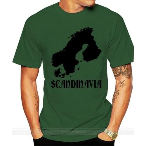 Men Funny T Shirt Women Cool tshirt Scandinavia T-Shirt Sweden Norway Denmark Finland Tee