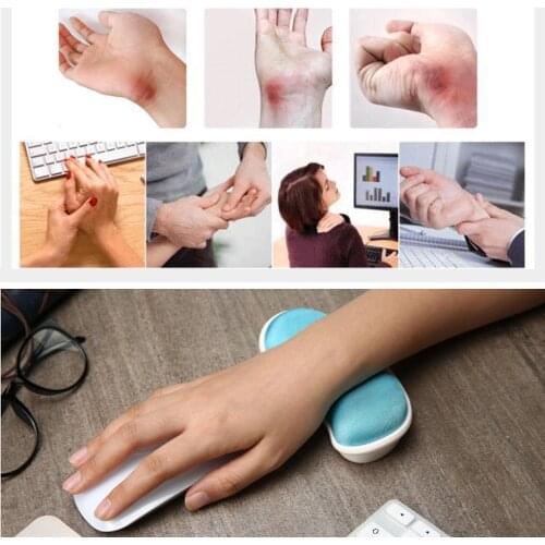 Office Anti-skid Mouse Pad Supplies PC Computer 3D Wrist Rest Silica Gel Hand Pillow Memory Foam Mouse Pad Laptop Desktop
