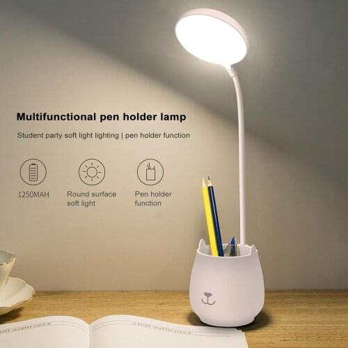 360 Degree Desktop Adjustable LED Charging Lamp Eye Protection Reading Light Night Lights Lamps Table