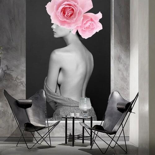 Nordic wind blinds, Semi shading and opaque scenery,The design and size can be customized free of charge,Curtain