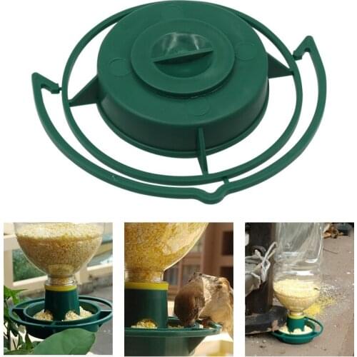 Plastics Bird Water Feeder Bottle Hanging Hummingbird Feeder Garden Outdoor Plastic Flower Iron Hook Pet Bird Supplies