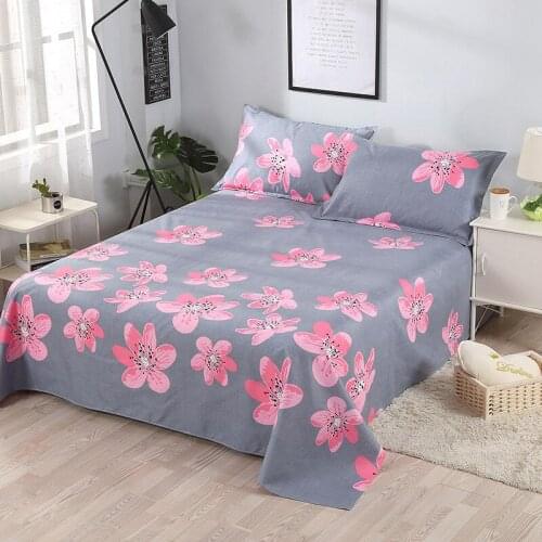 230x230cm Single-piece Sheet Thickened Sanding Sheet Home Textile Soft Family Flat Bed Sheet Bedspread Home Decorative Hoeslaken