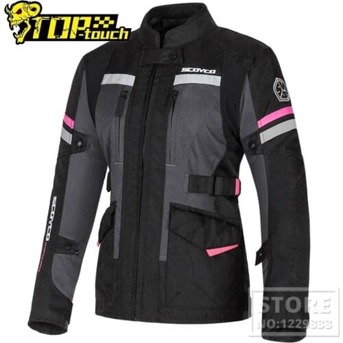 SCOYCO Women Motorcycle Jacket Pants Waterproof Chaqueta Moto Men Mocross Moto Jackets Protection With Removeable Linner Cloth