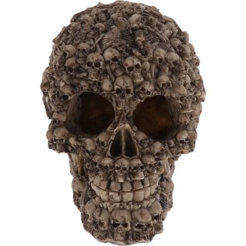 Auqrium Fish Tank Stunning Unique Skull Decoration Ornament - 5