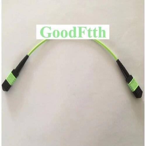 Fiber Optic Patch Cord Jumper Cable MPO-MPO OM5 24 Cores Female GoodFtth 1-15m 10pcs/lot