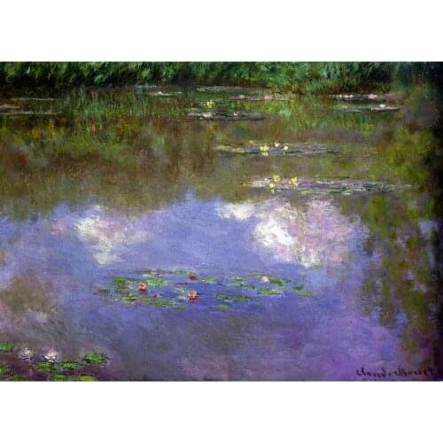 High quality Claude Monet modern art Water Lilies, The Clouds Oil paintings reproduction hand painted