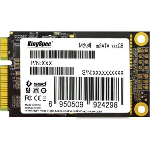 Kingspec MSATA SATA III 6GB/S SATA II SSD Hard Drive 30GB For Dell M4500 6500 For Asus EP121 For Lenovo Y560 Y460