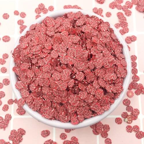 100g 5mm Colorful 3d Round Slices Polymer Clay Nail Art Stickers Manicure Decorations DIY Tips Accessoires Mini Play Toys