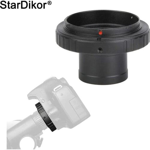 StarDikor 1.25 Inch Telescope Adapter T Ring Mount Set DSLR Camera Accessory For Canon EOS Nikon Sony Pentax Olympus Minolta