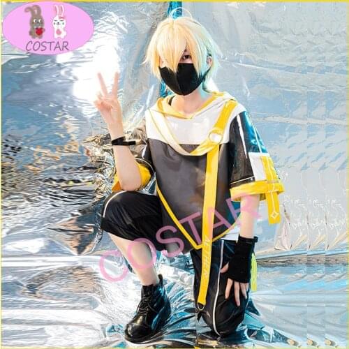 Anime Genshin Impact Traveler Daily Fashion Clothes Hoodies Game Suit Uniform Cosplay Costume Party Outfit For Men NEW