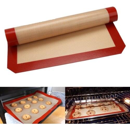 Non-Stick Oven Sheet Liner Heat Insulation Silicone Baking Mat Pad For Cookie Bread Macaron Biscuit Bakeware Baking pastry tools