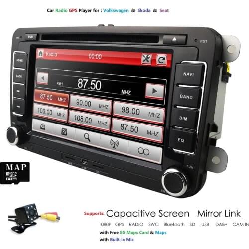800*480 7in WINCE car radio dvd player GPS navigation CANBUS for VW Passat CC Golf Cabriolet Tiguan Jetta Polo Sedan Bora Sharan
