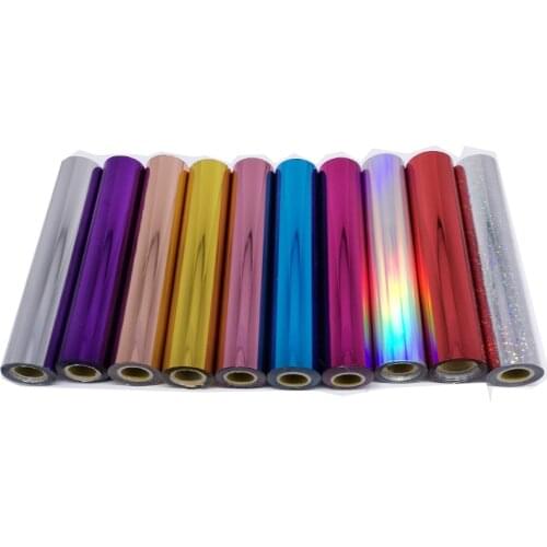 80M/Roll DIY Handicraft Hot Stamping Foil Paper Rolls Laminator Laminating Transfer on Elegance Laser Printer Craft Paper