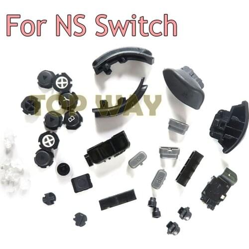 1set Black Replacement For Switch Joy con L R ZL ZR Button ABXY DPad Button SL SR Button For Nintendo Switch Joycon Left Right