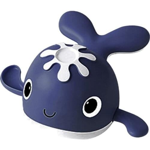 Baby Bathroom Whale Toys Floating Wind-up Bathtub Toys Childrens Water Whale Swim Play With Water Spray Shower Pool Game