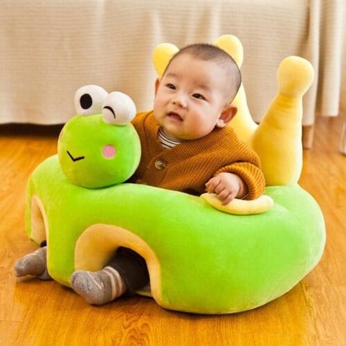 Baby Sit Training Chair Plush Sofa Seat Cartoon Cute Stuffed Animal Cushion Home Furniture Gifts
