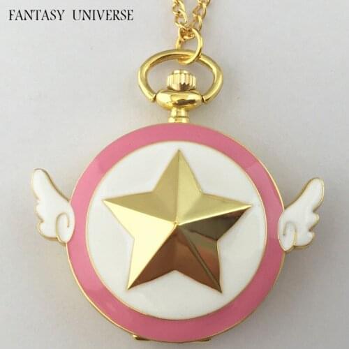 FANTASY UNIVERSE Free shipping 20pcs a lot pocket watch Necklace HRAAAB37