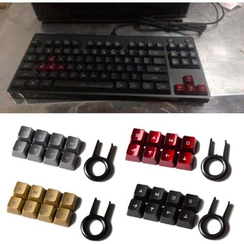 WASD Arrow Backlit Keycaps with Keycap Puller for logitech G910 G810 G310 Mechanical Keyboard B3K C26