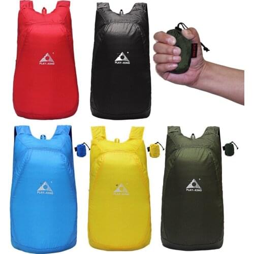 Lightweight Nylon Foldable Backpack Waterproof Backpack Folding bag Ultralight Outdoor Pack Bicycle Bags Travel Hiking