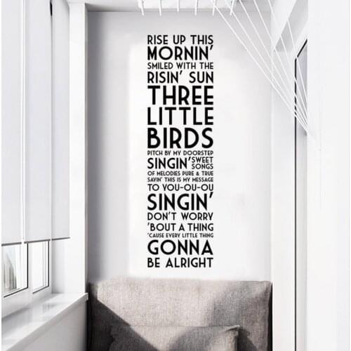 Bob Marley Rise Up This Vinyl Wall Decal Quotes Home Decor Living Room Bedroom Removable Wall Stickers