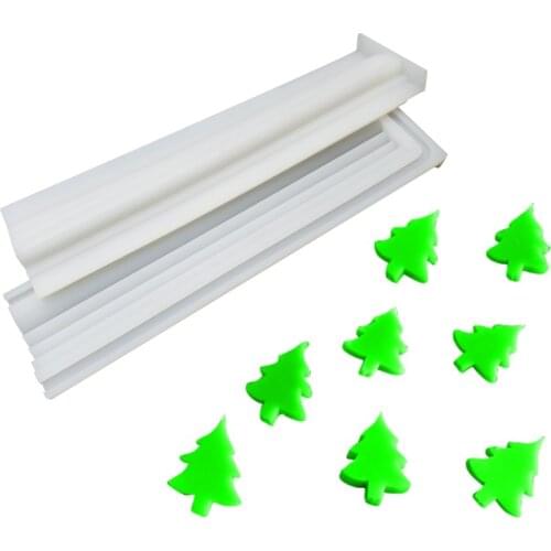 Silicone Mousse Cake Molds 3D Bakeware DIY Mould, Christmas Tree Tube Mold
