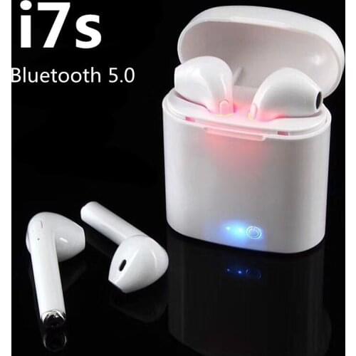 I7s TWS Bluetooth 5.0 Earphone Wireless Headphone Stereo Headset Sports Earbuds with Mic Charge Box for IPhone Xiaomi &All Phone
