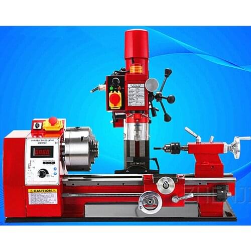 High Precision Turning Drilling And Milling Machine Multifunction Drilling And Milling Lathe Bench Drill Milling Machine Lathe