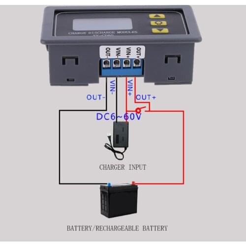 XY-CD60 Solar Battery Charger Controller Module DC6-60V Charging Discharge Control Low Voltage Current Protection Board R9UC