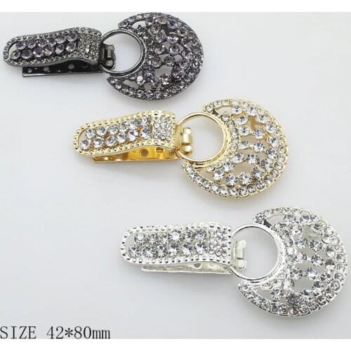 ZMASEY Metal Buttons For Clothing 1Pcs Alloy Rhinestones Duckbill Button Sewing Handwork Fur Suede Coat Spot Wholesale Overcoat