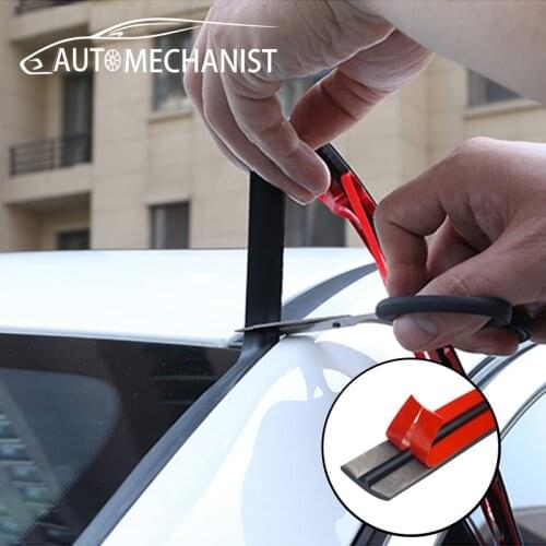 For Bmw E60 F30 F10 E36 Jeep Renegade Peugeot 206 207 Golf 6 7 Rubber Seal Strips Soundproof Waterproof Sealing Protector Strip